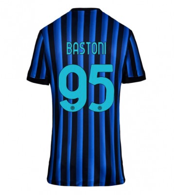 Lacne Ženy Futbalové dres Inter Milan Alessandro Bastoni #95 2025-26 Krátky Rukáv - Domáci